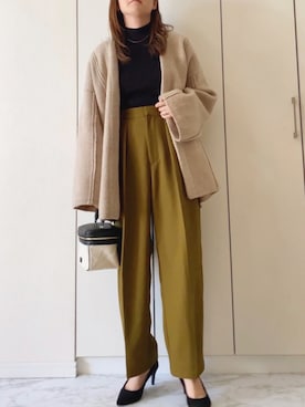 「select MOCA（セレクトモカ）のアイテム（その他アウター）」を使った、NAnaさん（レディース・158cm）の冬コーディネート