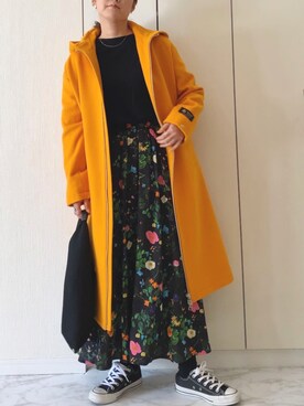 「NOISE MAKER（ノイズメーカー）のアイテム（その他アウター）」を使った、NAnaさん（レディース・158cm）の冬コーディネート
