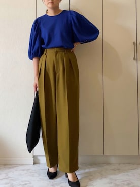 「NOISE MAKER（ノイズメーカー）のアイテム（トップス）」を使った、NAnaさん（レディース・158cm）の秋コーディネート
