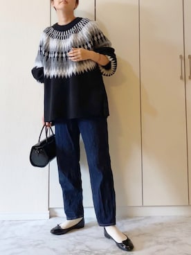 「YAHKI（ヤーキ）のアイテム（ショルダーバッグ）」を使った、NAnaさん（レディース・158cm）の秋コーディネート