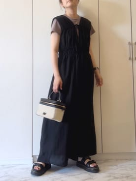 「Ch!iii BAG（チーバック）のアイテム」を使った、NAnaさん（レディース・158cm）の夏コーディネート