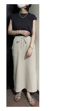 「VERBENAS（ベルベナス）のアイテム」を使った、ハルさん（レディース・158cm）の夏コーディネート