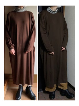 「Martha（マーサ）のアイテム」を使った、ハルさん（レディース・158cm）の秋コーディネート