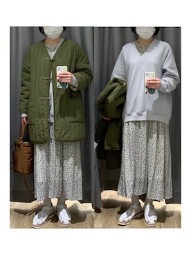 「Acuta（アクータ）のアイテム」を使った、ハルさん（レディース・158cm）の冬コーディネート