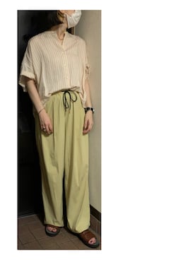 「Liyoca（リヨカ）のアイテム」を使った、ハルさん（レディース・158cm）の夏コーディネート