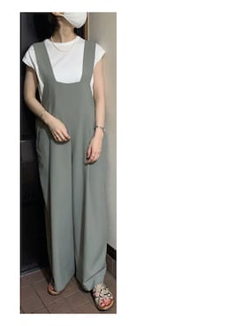 「VERBENAS（ベルベナス）のアイテム」を使った、ハルさん（レディース・158cm）の夏コーディネート