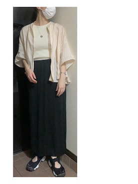 「Liyoca（リヨカ）のアイテム」を使った、ハルさん（レディース・158cm）の夏コーディネート