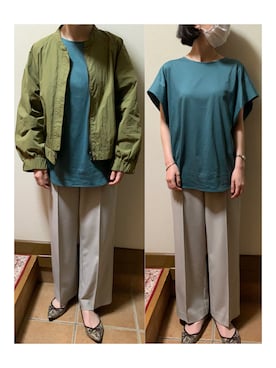 「Acuta（アクータ）のアイテム」を使った、ハルさん（レディース・158cm）の春コーディネート