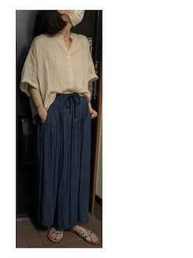 「Acuta（アクータ）のアイテム」を使った、ハルさん（レディース・158cm）の夏コーディネート