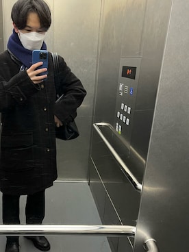 「SANYO（サンヨー）のアイテム」を使った、メンディーさん（メンズ・164cm）の冬コーディネート