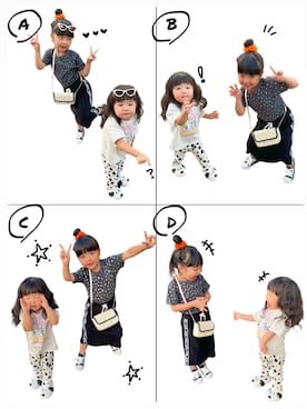 「X-girl（エックスガール）のアイテム」を使った、mamaのおもちゃ箱さん（レディース・152cm）の夏コーディネート