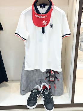 「アイテム（サンバイザー）」を使った、madderさん（レディース・152cm）の夏コーディネート