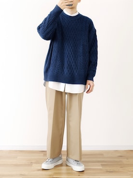「SLACK FOOTWEAR（スラックフットウェア）のアイテム」を使った、SHOTA / しょうたさん（メンズ・165cm）の秋コーディネート