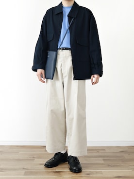 「shiki tokyo（シキトウキョウ）のアイテム（パンツ）」を使った、SHOTA / しょうたさん（メンズ・165cm）の春コーディネート