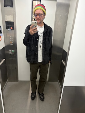 「schott（ショット）のアイテム」を使った、TADANOBUASANO さん（メンズ・177cm）の冬コーディネート