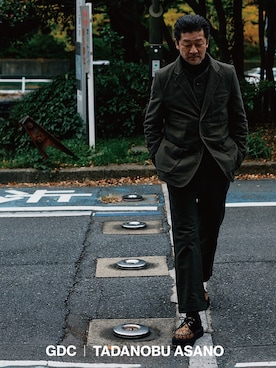 「アイテム（フォーマルスーツ/小物）」を使った、TADANOBUASANO さん（メンズ・177cm）の冬コーディネート