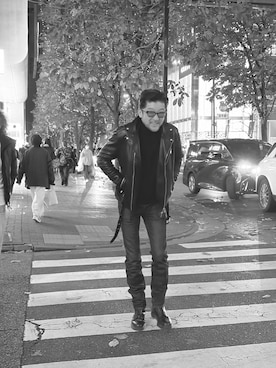 「アイテム（ブーツ）」を使った、TADANOBUASANO さん（メンズ・177cm・50代）の冬コーディネート