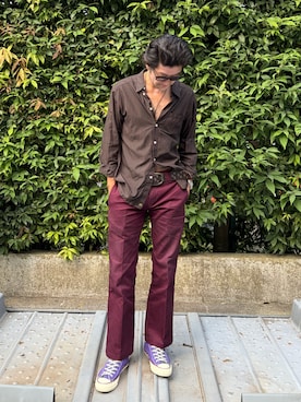 「CONVERSE（コンバース）のアイテム」を使った、TADANOBUASANO さん（メンズ・177cm）の夏コーディネート