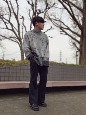 「UNIQLO（ユニクロ）の50色ソックス（消臭機能付き）（ソックス/靴下）」を使った、SHUTO(相互100%)さん（メンズ・161cm）の春コーディネート