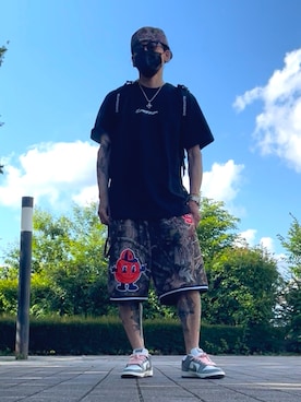 「アイテム（サングラス）」を使った、sugizou10さん（メンズ・174cm）の夏コーディネート