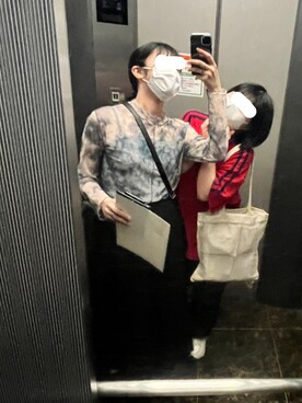 「UNE MANSION（ユヌマンション）のアイテム（ブーツ）」を使った、ヤノアイカさん（レディース・162cm）の夏コーディネート