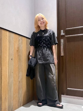 「RAGEBLUE（レイジブルー）のアイテム（キャミソール）」を使った、ミンチャンさん（レディース・155cm）の夏コーディネート