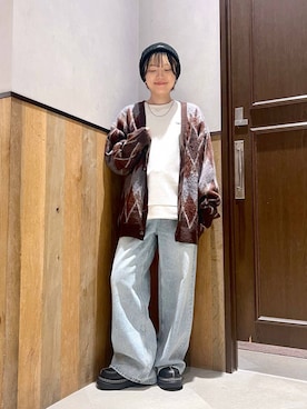 「アイテム（スウェット）」を使った、ミンチャンさん（レディース・155cm・20代）の秋コーディネート