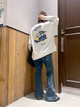 「アイテム（スウェット）」を使った、ミンチャンさん（レディース・155cm・20代）の秋コーディネート