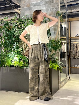 「RAGEBLUE（レイジブルー）のアイテム（アクセサリー）」を使った、ミンチャンさん（レディース・155cm）の夏コーディネート