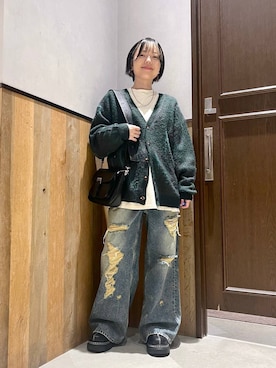 「アイテム（スウェット）」を使った、ミンチャンさん（レディース・155cm・20代）の秋コーディネート