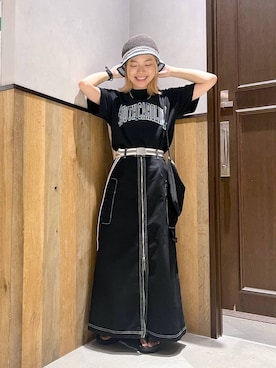 「WEEKEND(ER)（ウィークエンダー）のアイテム」を使った、ミンチャンさん（レディース・155cm）の夏コーディネート