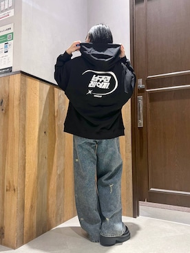 「アイテム（カーディガン/ボレロ、ブラウン系）」を使った、ミンチャンさん（レディース・155cm）の秋コーディネート