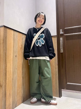 「RAGEBLUE（レイジブルー）のアイテム（アクセサリー）」を使った、ミンチャンさん（レディース・155cm）の秋コーディネート