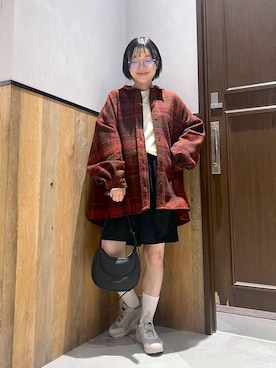 「アイテム（スウェット）」を使った、ミンチャンさん（レディース・155cm・20代）の秋コーディネート