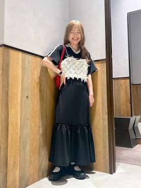 「RAGEBLUE（レイジブルー）のアイテム（キャミソール）」を使った、ミンチャンさん（レディース・155cm）の夏コーディネート
