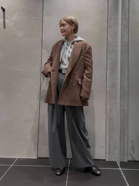 稲垣 オデット エ オディール スタッフさん(レディース・157cm)の冬コーディネート