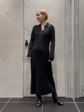 稲垣 オデット エ オディール スタッフさん(レディース・157cm)の冬コーディネート