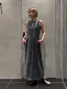 「BEAUTY&YOUTH UNITED ARROWS（ビューティーアンドユースユナイテッドアローズ）のアイテム（ワンピース）」を使った、稲垣　オデット エ オディール スタッフさん（レディース・157cm）の秋コーディネート