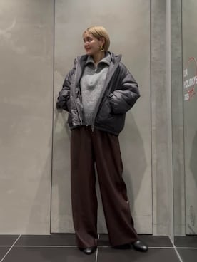 稲垣 オデット エ オディール スタッフさん(レディース・157cm)の冬コーディネート