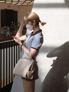 「PULL&BEAR（プルアンドベア）のアイテム（スカート）」を使った、KEROYOさん（レディース・167cm）の夏コーディネート