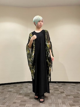 「KMRii（ケムリ）のアイテム（ワンピース/ドレス）」を使った、じゅんさん（レディース・158cm）の夏コーディネート