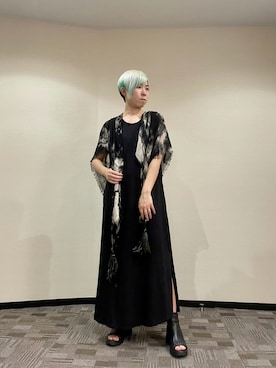 「KMRii（ケムリ）のアイテム（ワンピース/ドレス）」を使った、じゅんさん（レディース・158cm）の夏コーディネート