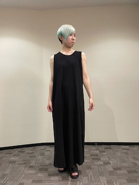 「KMRii（ケムリ）のアイテム（ワンピース/ドレス）」を使った、じゅんさん（レディース・158cm）の夏コーディネート