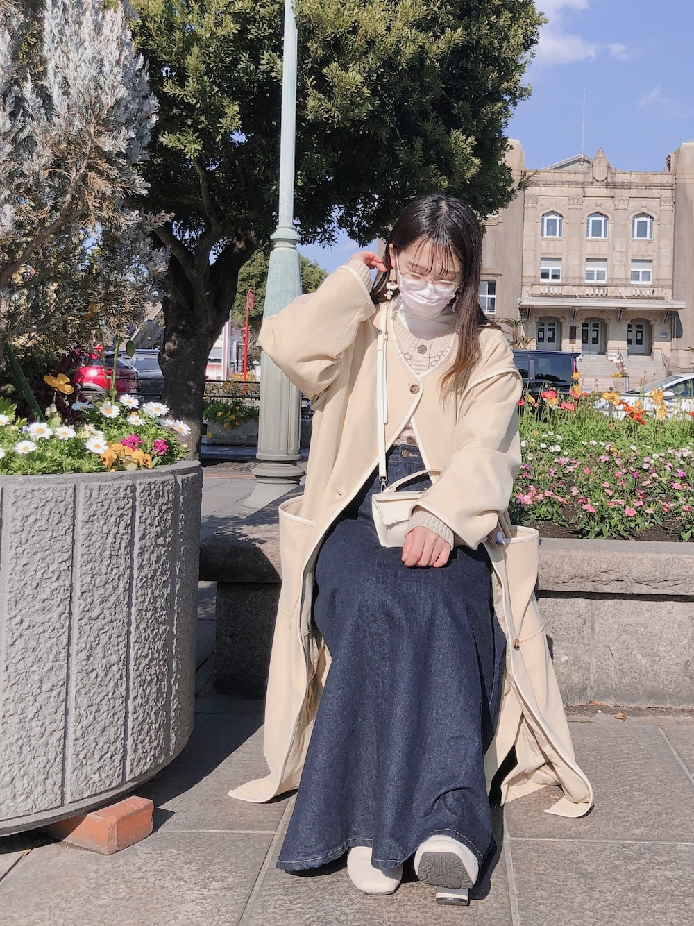 Samansa Mos2（サマンサ モスモス）の「ラーベン編みニット