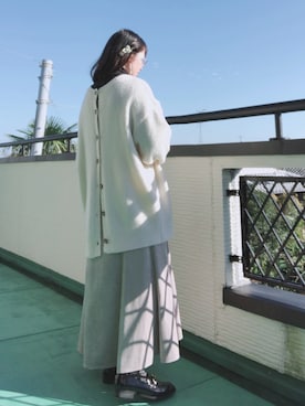 「アイテム（イヤリング）」を使った、うるふのもも。さん（レディース・151cm・20代）の冬コーディネート