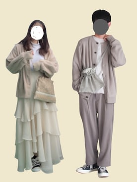 うるふのもも。さん(レディース・151cm)の春コーディネート