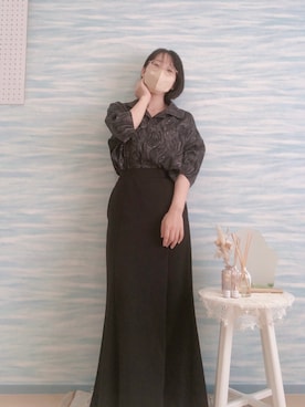 「CASPER JOHN（キャスパージョン）のアイテム」を使った、うるふのもも。さん（レディース・151cm）の夏コーディネート