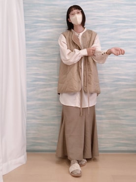 「fupel（フぺル）のアイテム」を使った、うるふのもも。さん（レディース・151cm）の秋コーディネート