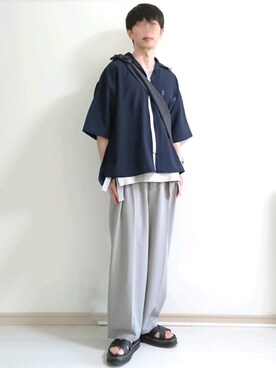 フリフリさん(メンズ・167cm)の夏コーディネート