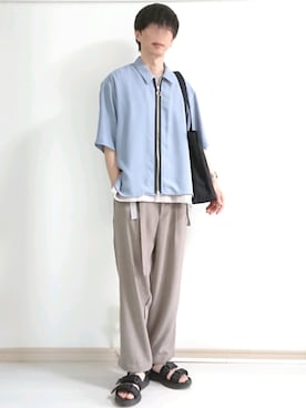 フリフリさん（メンズ・167cm）の夏コーディネート